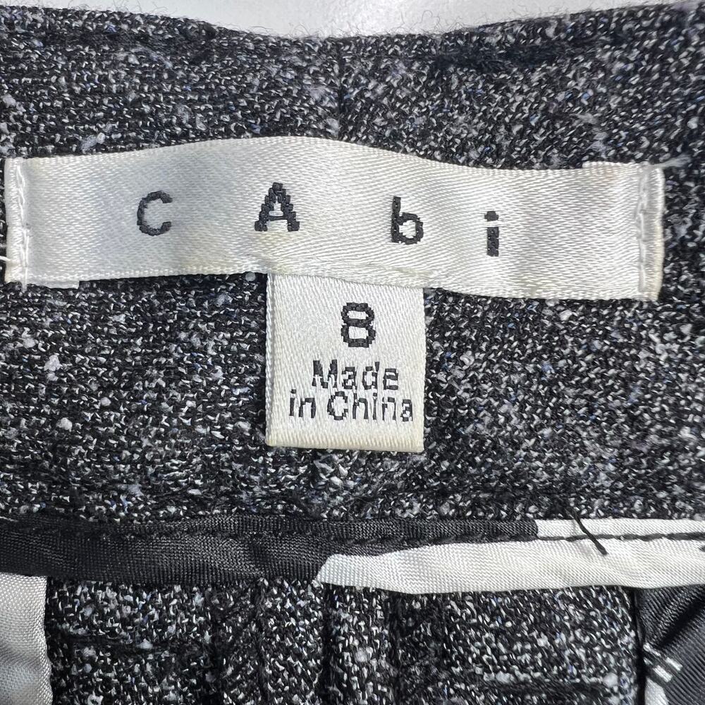 cAbi Women's Dress Pants Wide Leg Preppy Heathered Gray Corporate Core Size 8 - Picture 4 of 12